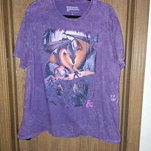 Purple Dungeons & Dragons Graphic T-Shirt
